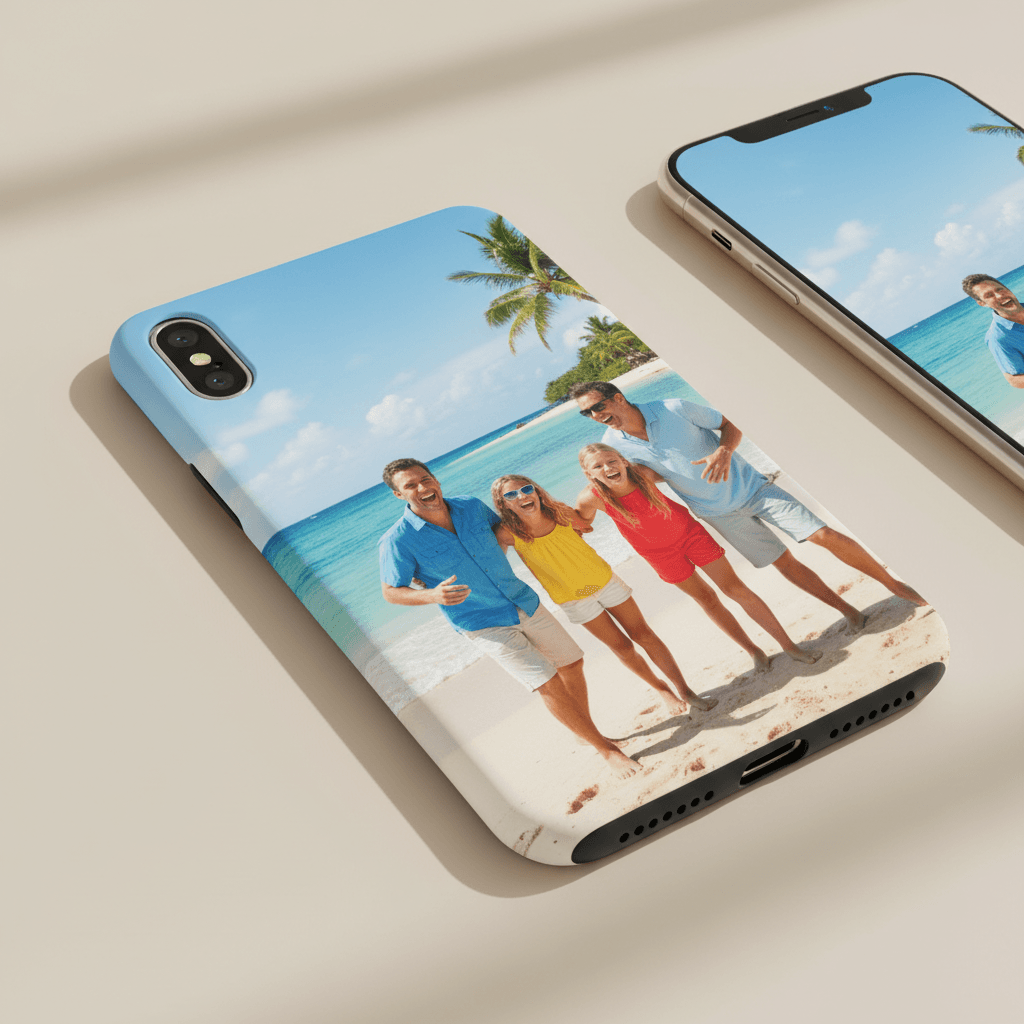 iPhone 16 Pro custom printed case with professional design
